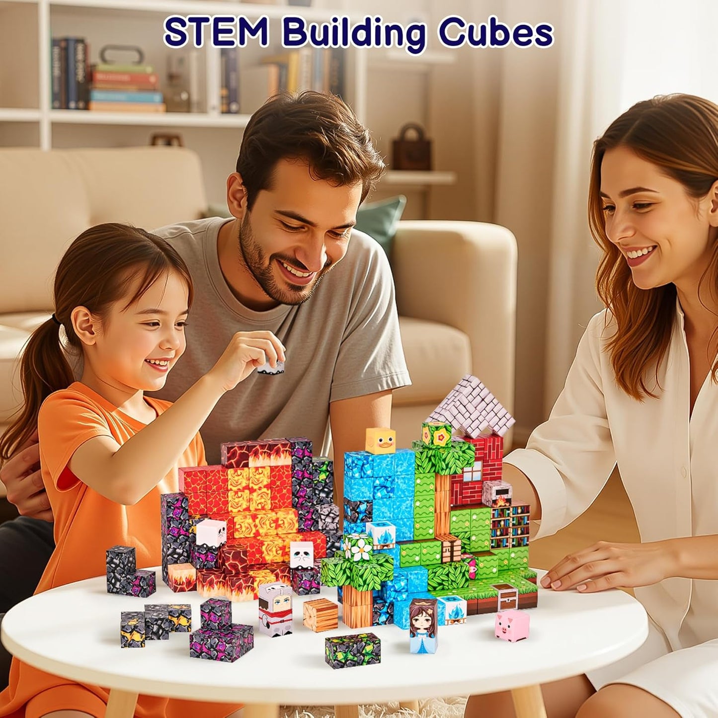 200 PCS Magnetic Building Blocks – Build, Explore & Learn Through Play