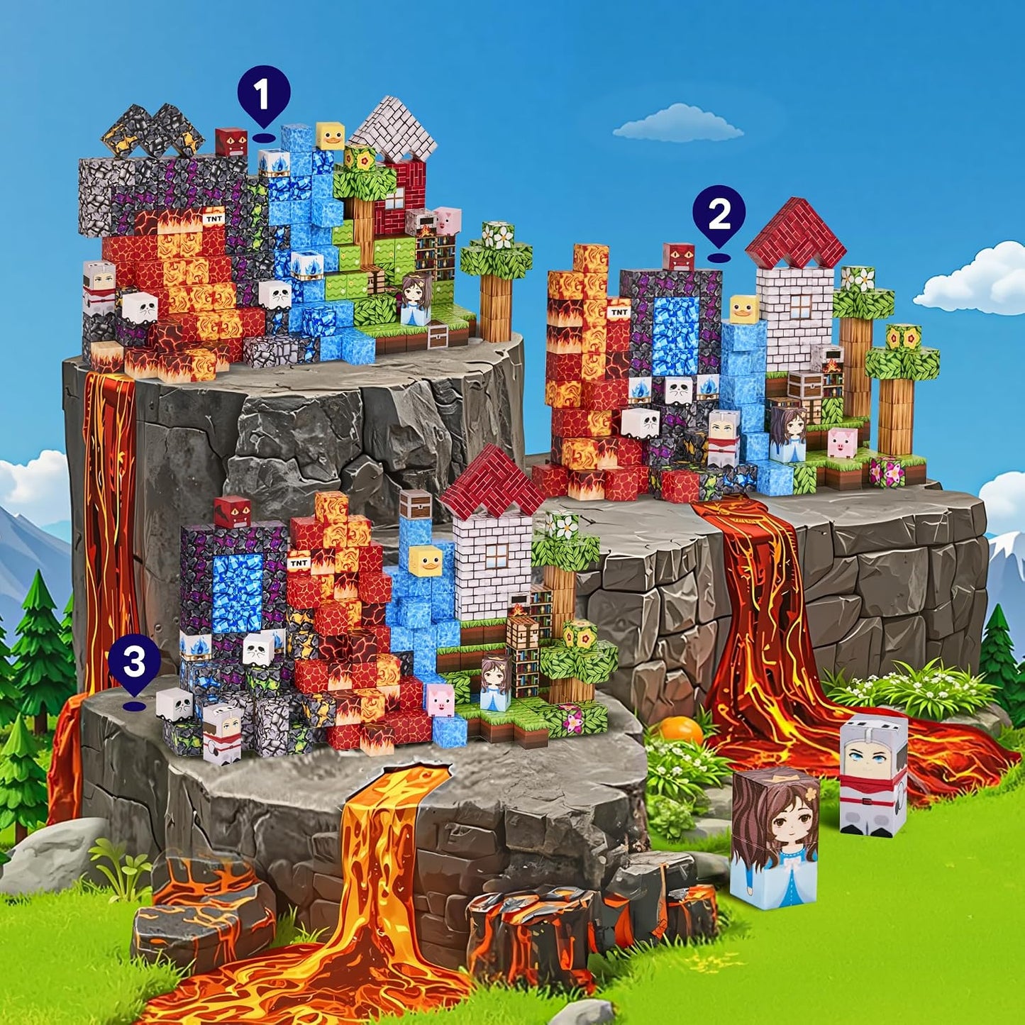 200 PCS Magnetic Building Blocks – Build, Explore & Learn Through Play